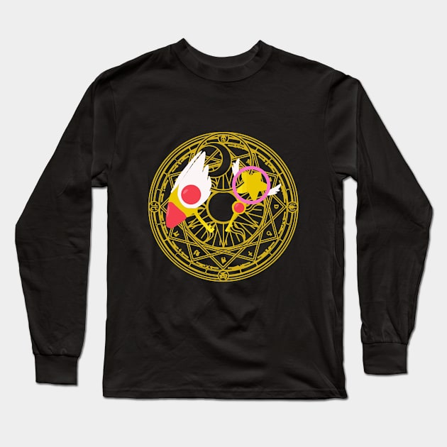 Cardcaptors Magic Circle Tee Long Sleeve T-Shirt by mandidesign